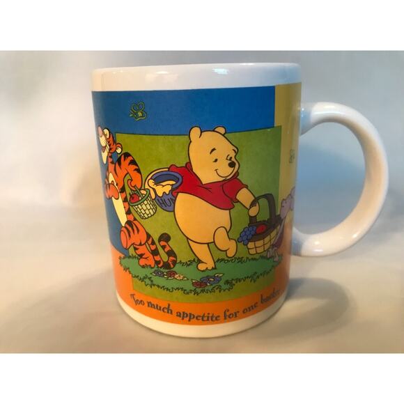 Disney-Winnie the Pooh-"Bee Friendly Happy Being Me" Set of 2 Coffee Cup/Mug - Picture 9 of 11